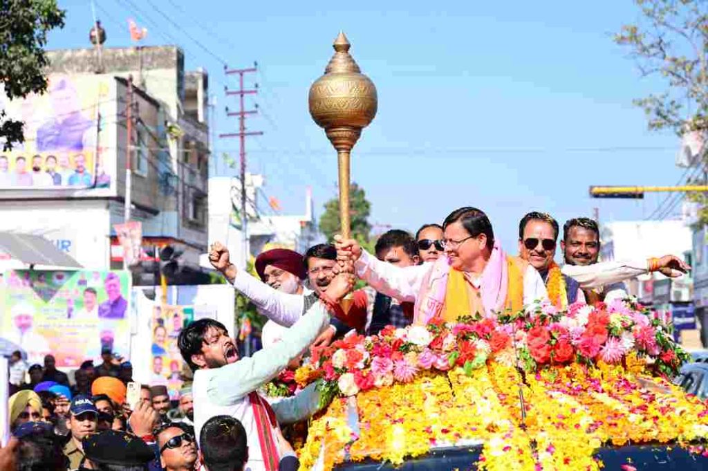 सीएम ने 16.34 करोड़ की विभिन्न योजनाओं का किया लोकार्पण एवं शिलान्यास, क्षेत्र के विकास के लिये की अनेक घोषणा