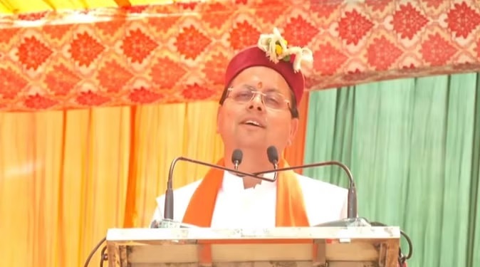 सीएम धामी ने जनसभा में मोदी सरकार की गिनाई उपलब्धियां