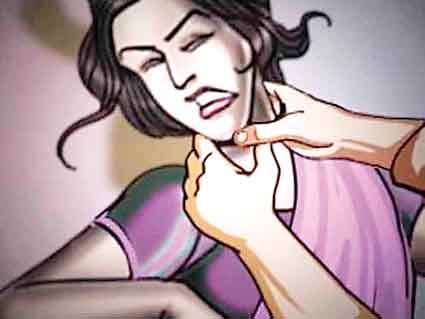 सूखे नाले मे मिला महिला और बच्ची का शव,हत्या की आशंका