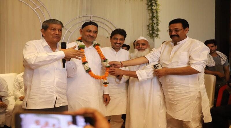 मंगलौर सीट के लिए कांग्रेस प्रत्याशी ने किया नामांकन