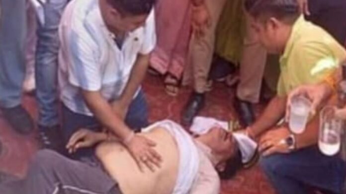 धरने के दौरान बेहोश हुए विधायक तिलकराज बेहड़, अस्पताल में भर्ती