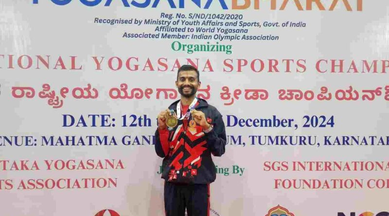 SGRRU के योग छात्र ने राष्ट्रीय पटल पर बिखेरी स्वर्णिम चमक, सुमीर ज्ञवाली ने जीता स्वर्ण पदक