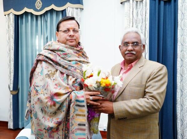 मुख्यमंत्री धामी से विधायक मदन कौशिक ने की शिष्टाचार भेंट, हरिद्वार ऋषिकेश गंगा कॉरिडोर को लेकर हुई चर्चा