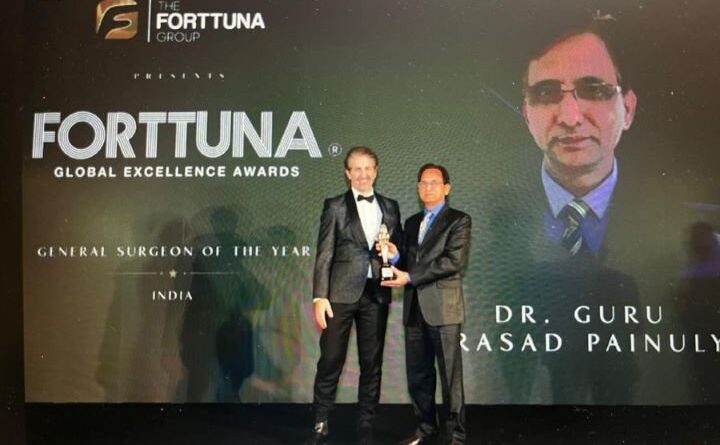 डॉ. गुरु प्रसाद पैन्यूली को दुबई में मिला फोर्टुना ग्लोबल एक्सीलेंस अवार्ड