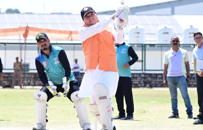 मुख्यमंत्री ने क्रिकेट टूर्नामेंट का शुभारम्भ किया