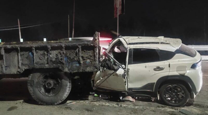 कार और टैªक्टर ट्रॉली की भिडंत में दो की मौत