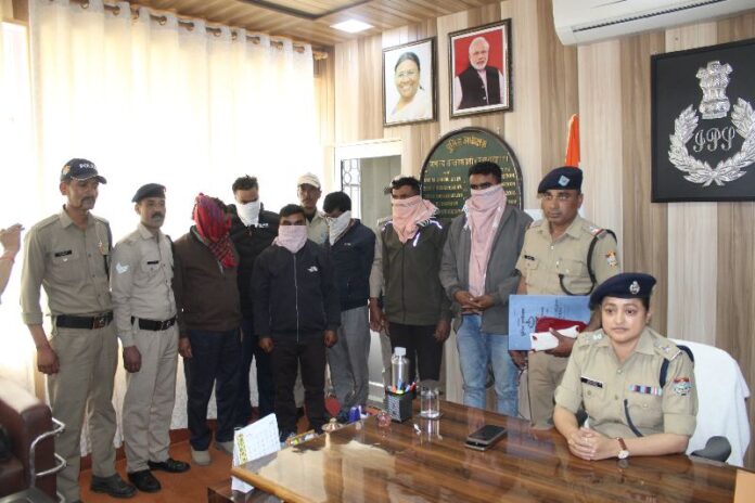 स्नान घाटों पर चोरी करने वाले अंतर्राजीय गिरोह के छह सदस्य गिरफ्तार