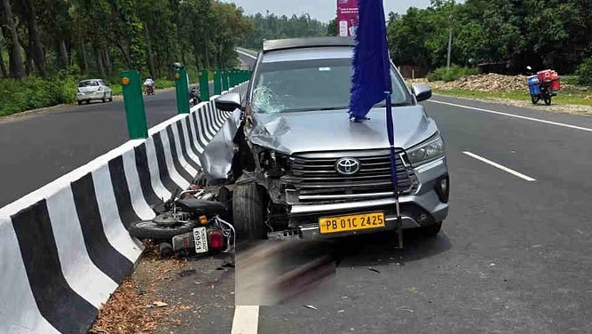 सड़क दुर्घटना में एक की मौत,बच्चा गंभीर