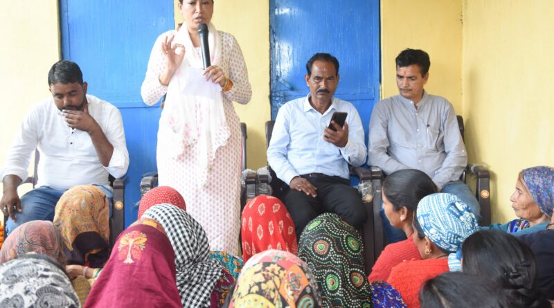 ट्रिपल इंजन सरकार से और तेज होगी विकास की रफ्तार : रेखा आर्य