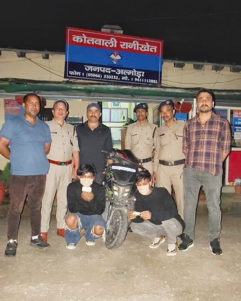 नशा तस्करों के खिलाफ पुलिस का सख़्त एक्शन, पौने पांच लाख की स्मैक के साथ दो तस्कर दबोचे