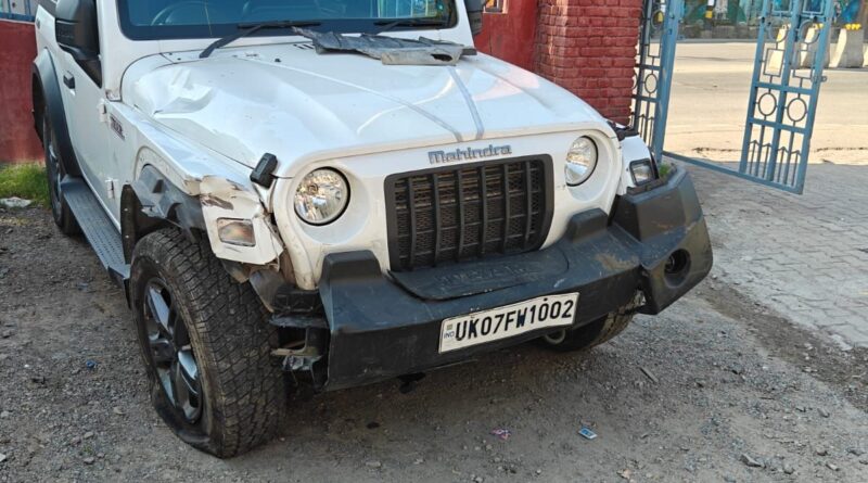 धार चालक ने डूयूटी पर तैनात पुलिस कर्मियों को रौंदा,तीन गंभीर,चालक गिरफ्तार