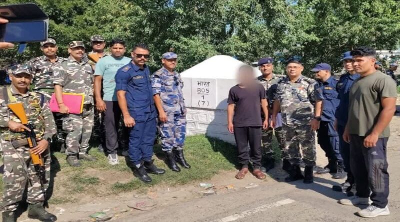 नेपाल की जेल से फरार कैदी गिरफ्तार होने के बाद बॉर्डर पर टाइट की गई सिक्योरिटी