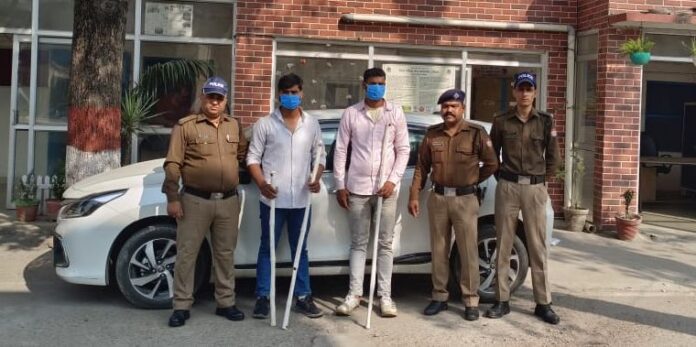 नेता से मारपीट  मामले में दो सगे भाई गिरफ्तार