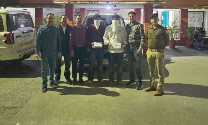 कुख्यात बदमाश राठी गैग के दो शूटर गिरफ्तार