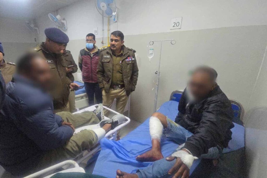 पुलिस ने हाफ एनकाउंटर के बाद दबोच लिए गैस एजेंसी मालिक अर्जुन के हत्यारोपी