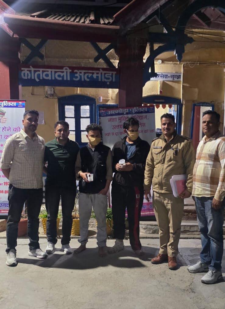 पुलिस का नशा विरोधी अभियान जारी , 3.43 लाख रुपए की स्मैक समेत दो तस्कर दबोचे