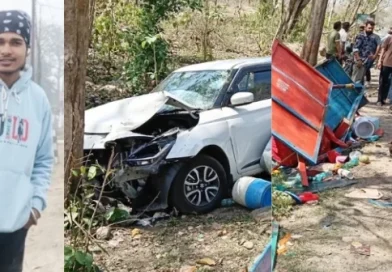 तेज रफ्तार स्विफ्ट कार का कहर: ठेले वाले 18 वर्षीय युवक की मौके पर दर्दनाक मौत