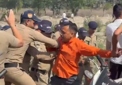 हल्द्वानी में बवाल: मदरसन कंपनी गेट पर प्रदर्शन, पूर्व मंत्री हरीश पनेरु समेत 4 नेता हिरासत में