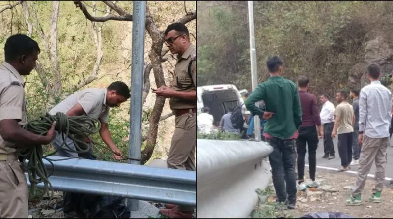 पौड़ी गढ़वाल: चंद्रबदनी मंदिर से लौटते समय कार खाई में गिरी, एक की मौत, पांच घायल