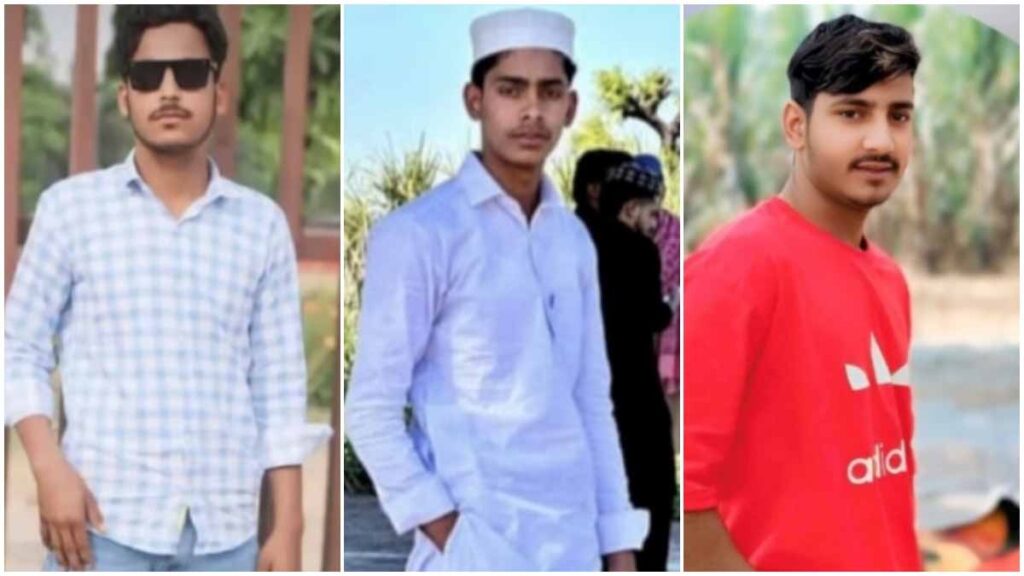 तीन बाइक सवार किशोरों की दर्दनाक मौत का वारंट लेकर दौड़ा तेज़ रफ़्तार ट्रक