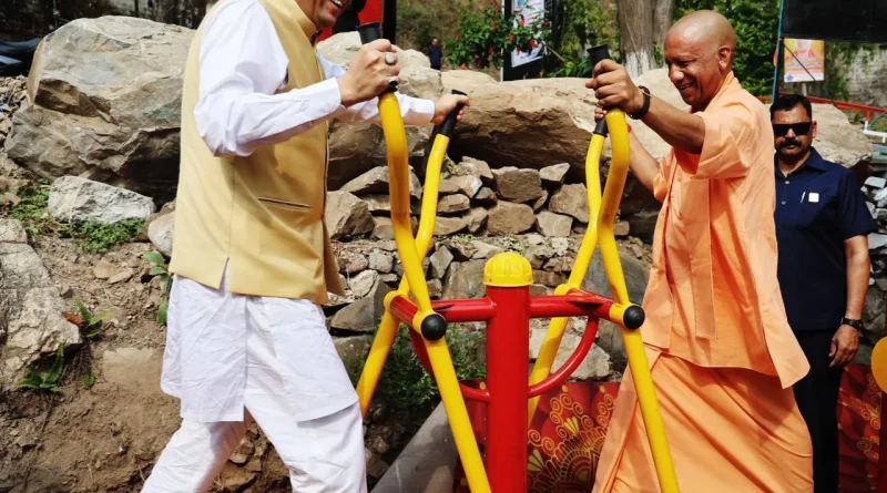संस्कृति, तकनीक और फिटनेस का संगम बना योगी-धामी का यमकेश्वर दौरा