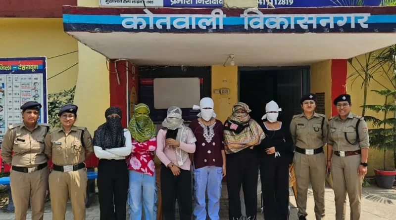 स्पा सेंटर में बिना सत्यापन के महिलाओं को रखने पर स्पा सेंटर संचालक के विरुद्ध पुलिस ने की कार्रवाई