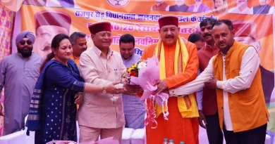 महाराज ने 383.56 लाख की लागत के चन्दरनगर नाले के भूमिगत कार्य का किया लोकार्पण
