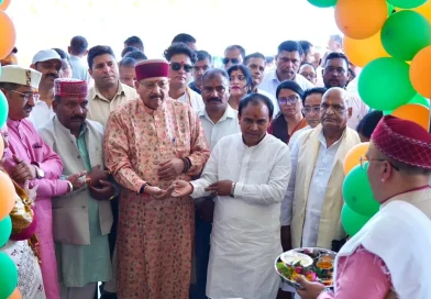 कैबिनेट मंत्री महाराज और धन सिंह ने संयुक्त रूप से किया भाजपा के नव निर्मित जिला कार्यालय भवन का उद्घाटन