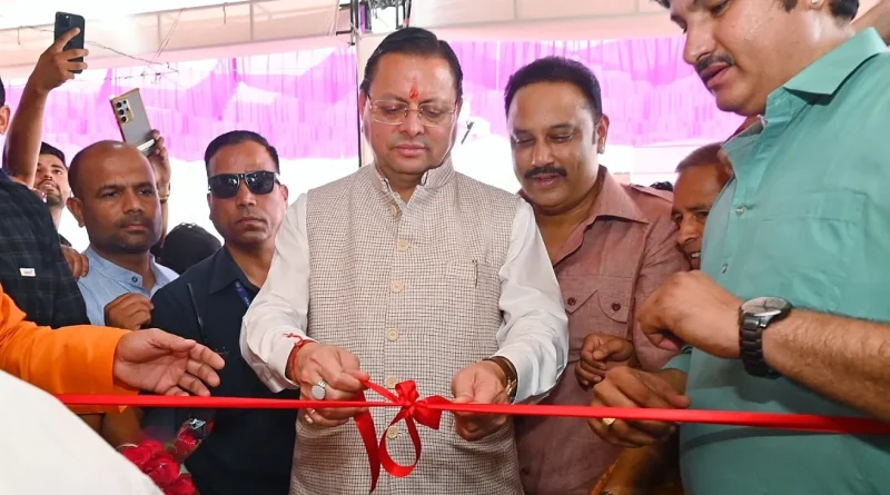 मुख्यमंत्री पुष्कर सिंह धामी ने हरिद्वार में नव निर्मित आनंद धर्मशाला ट्रस्ट का किया लोकार्पण।