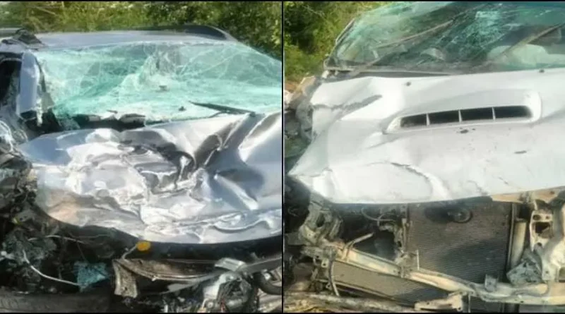 नई कार बनी मौत की सवारी नानकमत्ता हादसे में शिक्षक संजय पांडे समेत दो की मौत