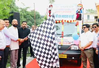 मतदाता सूची के विशेष पुनरीक्षण को जन आंदोलन बनाने की अपील, डीएम ने रवाना किए जागरूकता रथ