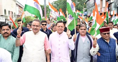 मुख्यमंत्री ने हर घर तिरंगा यात्रा कार्यक्रम में किया प्रतिभाग, प्रदेशवासियों से स्वतंत्रता दिवस पर अपने घरों में तिरंगा फहराने का किया आवाह्न