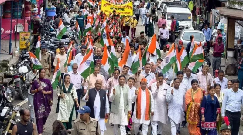 शिक्षा मंत्री डाॅ. रावत ने पौड़ी से किया ‘हर घर तिरंगा’ अभियान का शुभारम्भ
